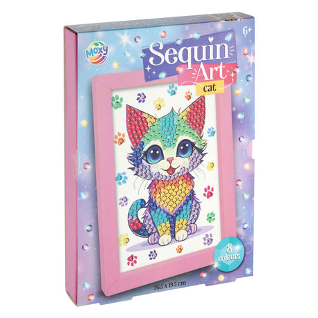 Grupo de manualidades creativas crea tu propio juego de manualidades con lentejuelas de animales, 8 colores