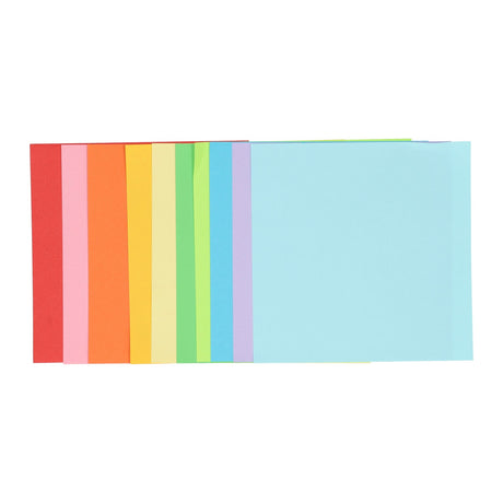Grupo de manualidades creativas hojas plegables 15x15cm, 120 hojas 10 colores
