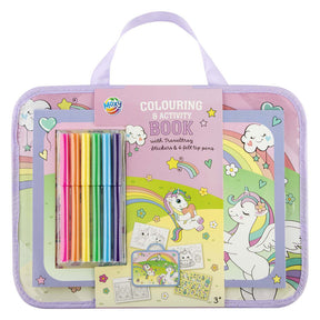Creative craft group reistray incl. kleur- activiteitenboek - eenhoorn