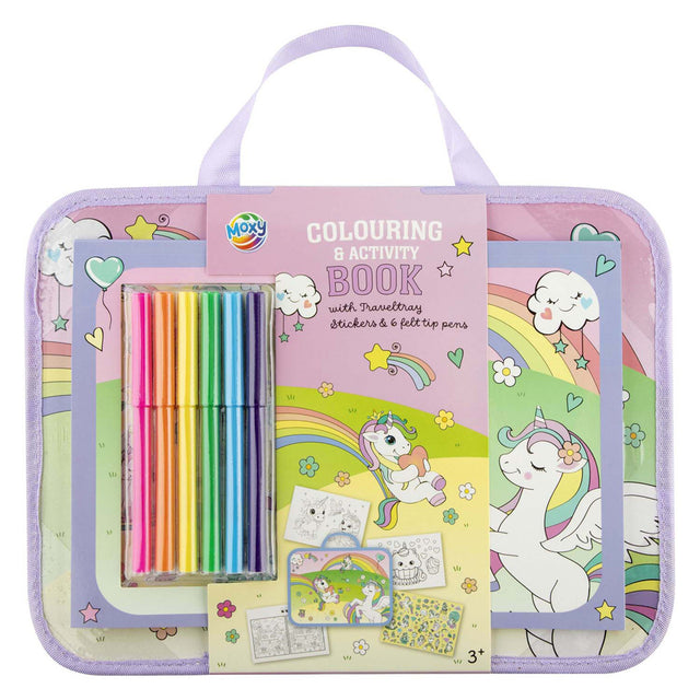 Creative craft group reistray incl. kleur- activiteitenboek - eenhoorn
