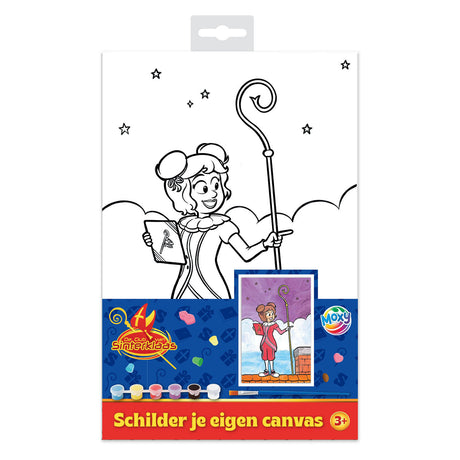 Creative craft group club van sinterklaas canvas a4
