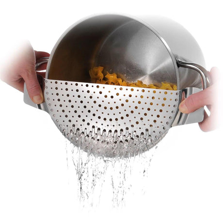 Westmark ayuda para verter con asas, acero inoxidable, para ollas de hasta ø 26 cm, plateado, 16392260
