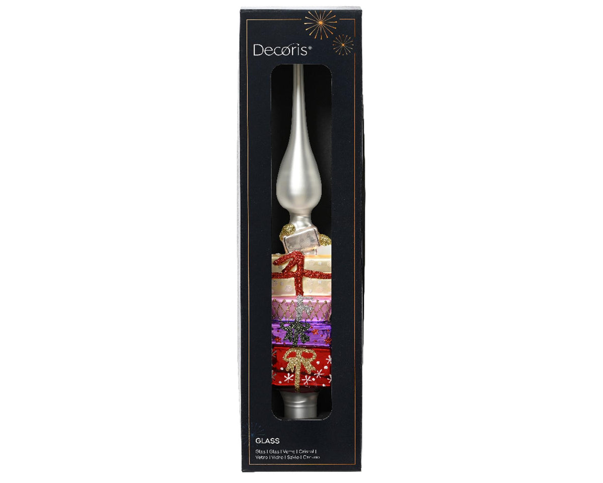 Decoris pico regalos vidrio h29cm