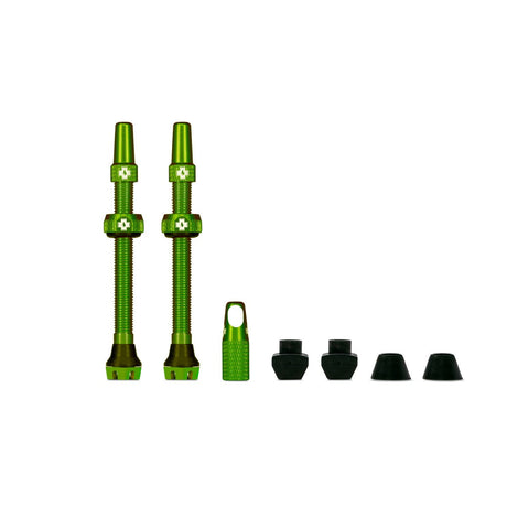 Juego de válvulas tubeless Muc-off 44mm verde