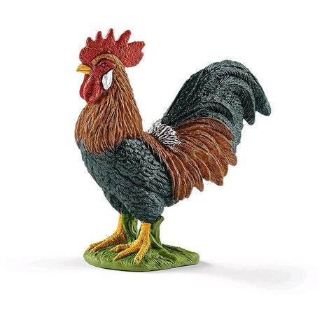 Gallo del mundo de la granja Schleich. 5,5x6cm. 3+
