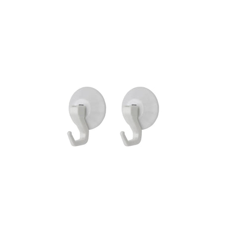 Gancho de succión Tiger 0,5 kg plástico blanco 45x60x30mm 2 piezas