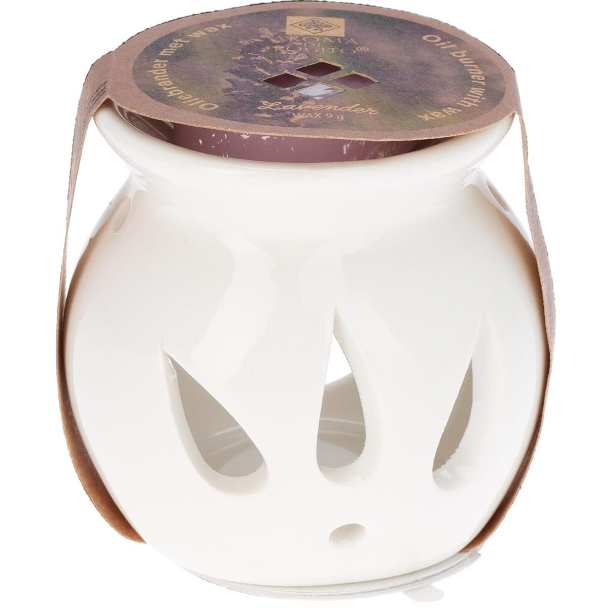 Quemador de aceite para el hogar con cera perfumada con aroma a vainilla, lavanda, rosa o jazmín.