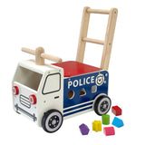Soy Police de coche de empuje de juguetes