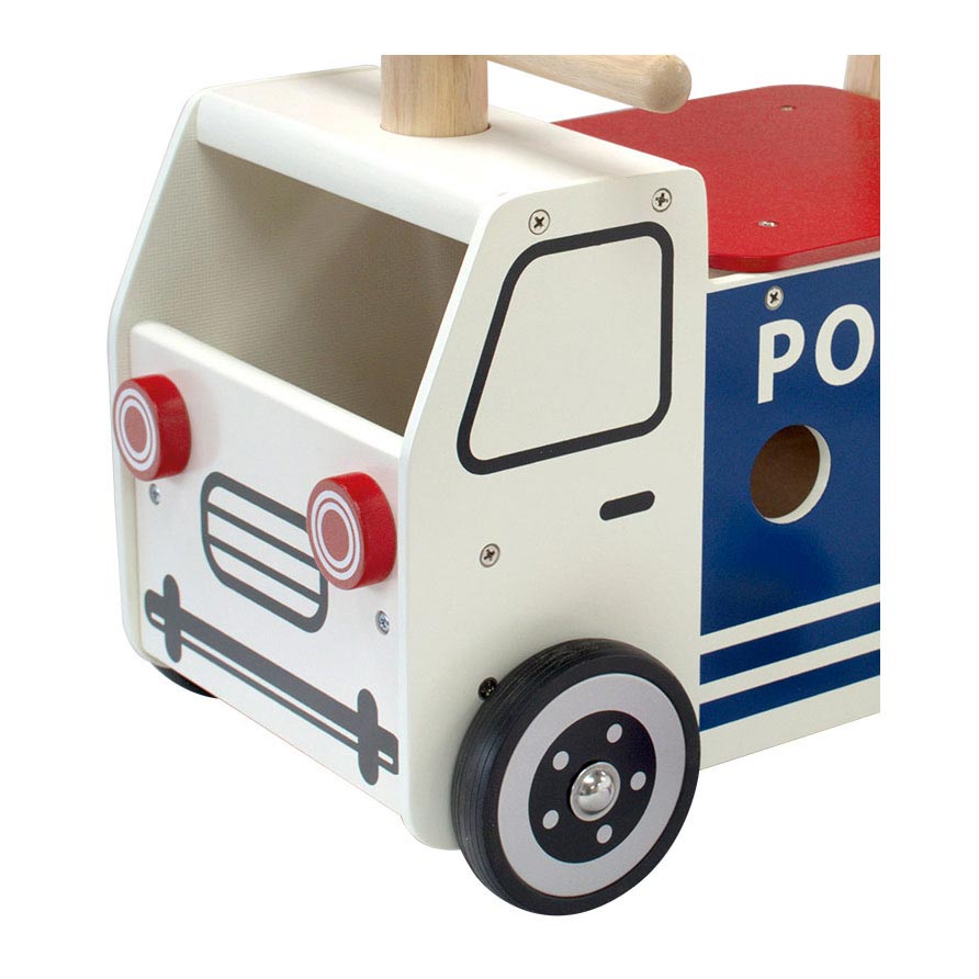 Soy Police de coche de empuje de juguetes
