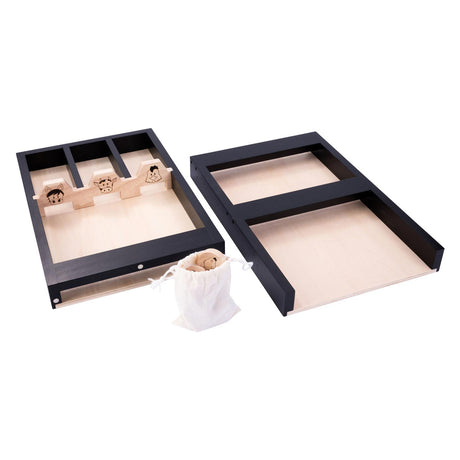 Animales de madera para tejo infantil, 80 cm.
