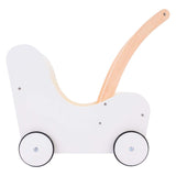 Andador de muñecas de madera gris blanco