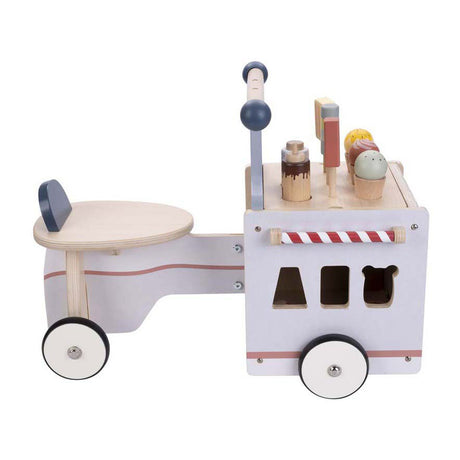 Jack jacky bicicleta de equilibrio de madera carrito de helados