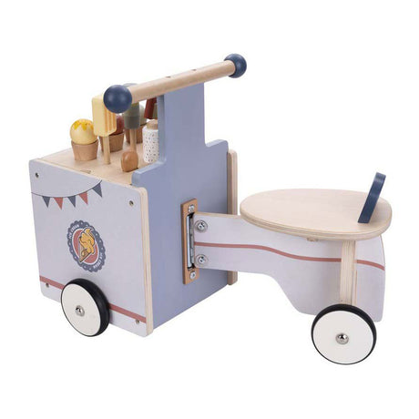 Jack jacky bicicleta de equilibrio de madera carrito de helados