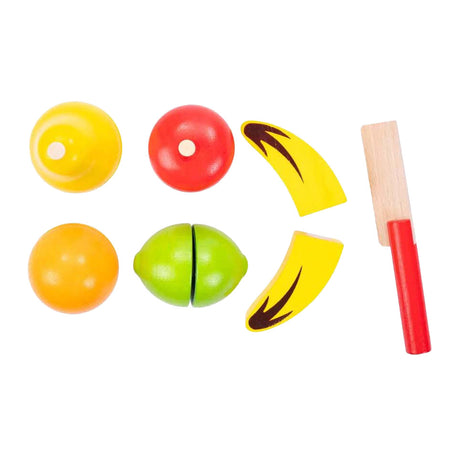 Juego de corte de frutas de madera Dorjee