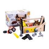 Dorjee Toolbox 33 piezas de madera junior de madera negra
