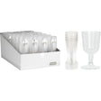 Juego plástico reutilizable excelente de la copa de vino 160ml de los artículos para el hogar de 4 aptos para lavavajillas