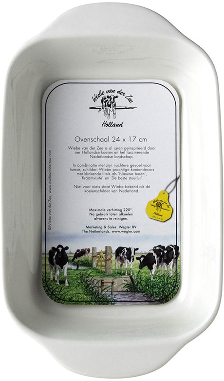 Wiebe van der Zee fuente para horno porcelana 24x17cm
