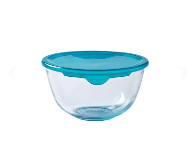 Pyrex - cook enjoy bol con tapa 700 ml - transparente - vidrio de borosilicato - polipropileno