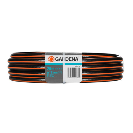 Manguera flexible Gardena Comfort 13 mm (1 2 ) (negro naranja, 18033-20, 20 m)