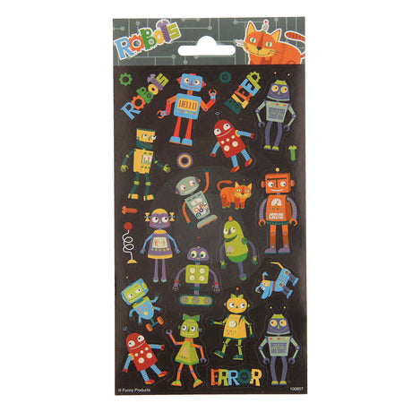 Totum hoja de pegatinas robots