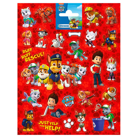Hoja de pegatinas Totum patrulla canina