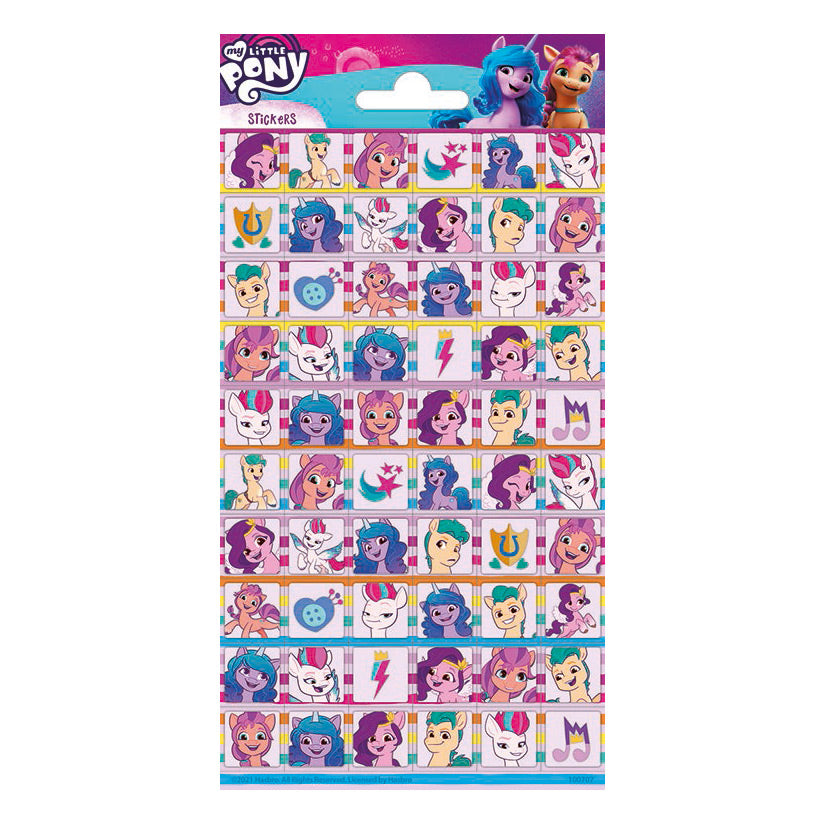 Hoja de pegatinas totum mi pequeño pony