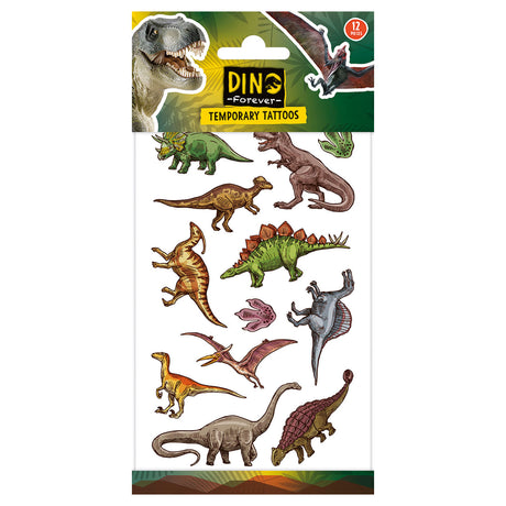 Globos tatuajes dinosaurios