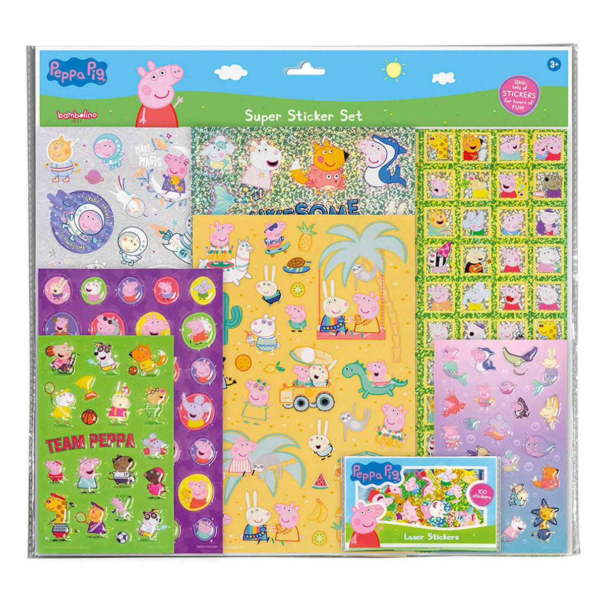 Conjunto de súper pegatinas Totum - peppa pig