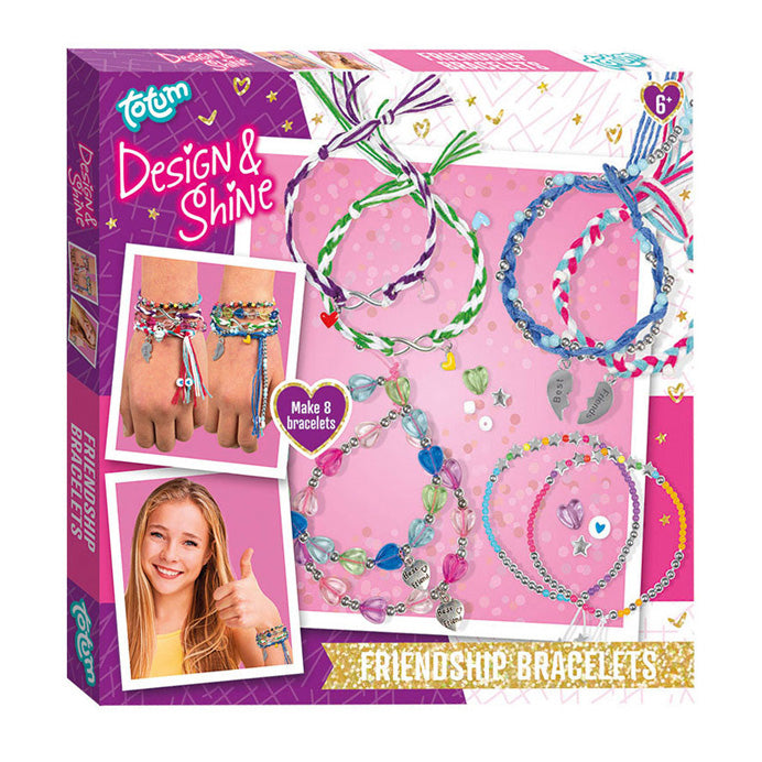 Confección de pulseras de la amistad Totum, 8 pulseras