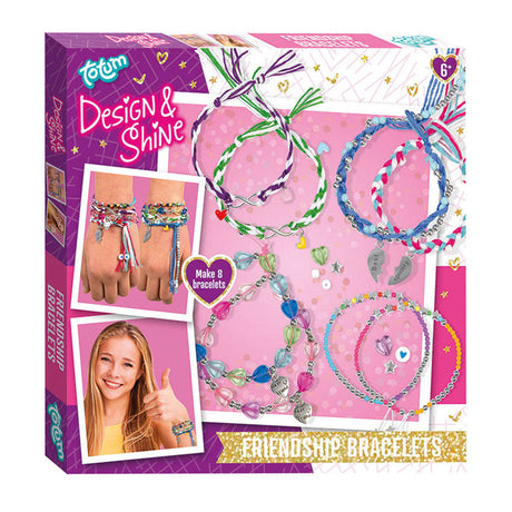 Confección de pulseras de la amistad Totum, 8 pulseras