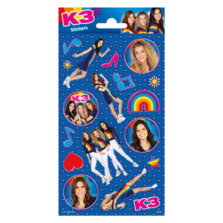 Hoja de pegatinas Totum brillo k3