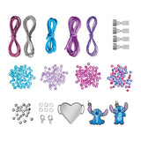 Totum Disney Stitch 3 en 1 set de manualidades xl - pulseras, moldes de yeso, pintura de diamantes, imanes y llaveros - juguetes creativos, consejos de regalo, manualidades para niños y niñas a partir de 5 años