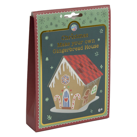 Creative craft group maak je eigen foam gemberhuis kerstmis met stickers