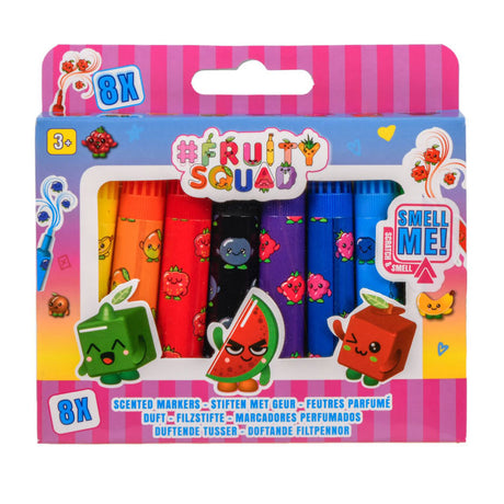 Canenco Fruity Squad marcadores con aroma, 8pcs