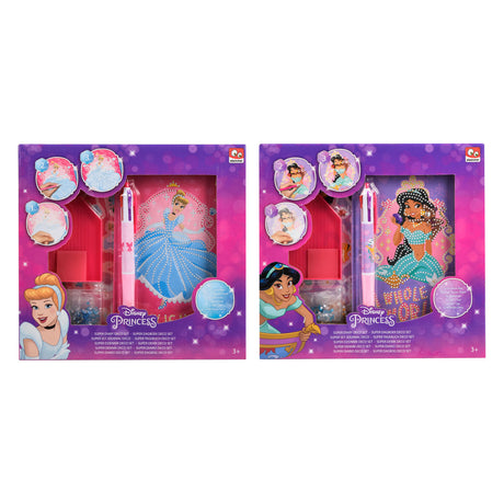 Pintura de diamantes del diario de las princesas de Disney de Canenco