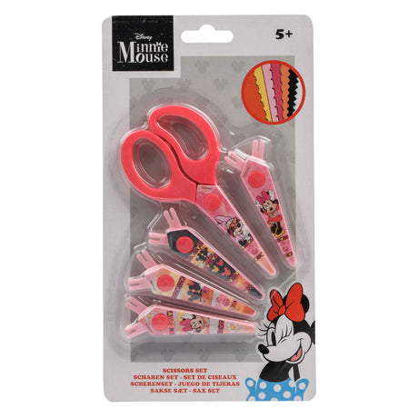 Tijeras dentadas canenco minnie mouse con 5 hojas dentadas