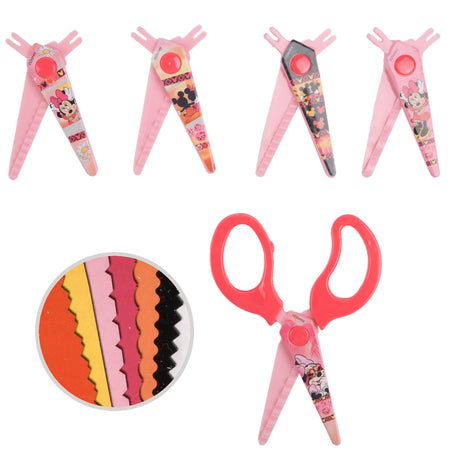 Tijeras dentadas canenco minnie mouse con 5 hojas dentadas