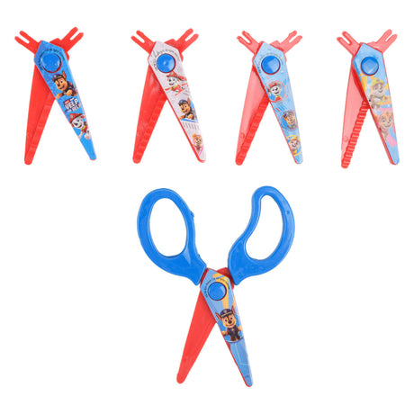 Tijeras canenco patrulla canina con 5 hojas dentadas