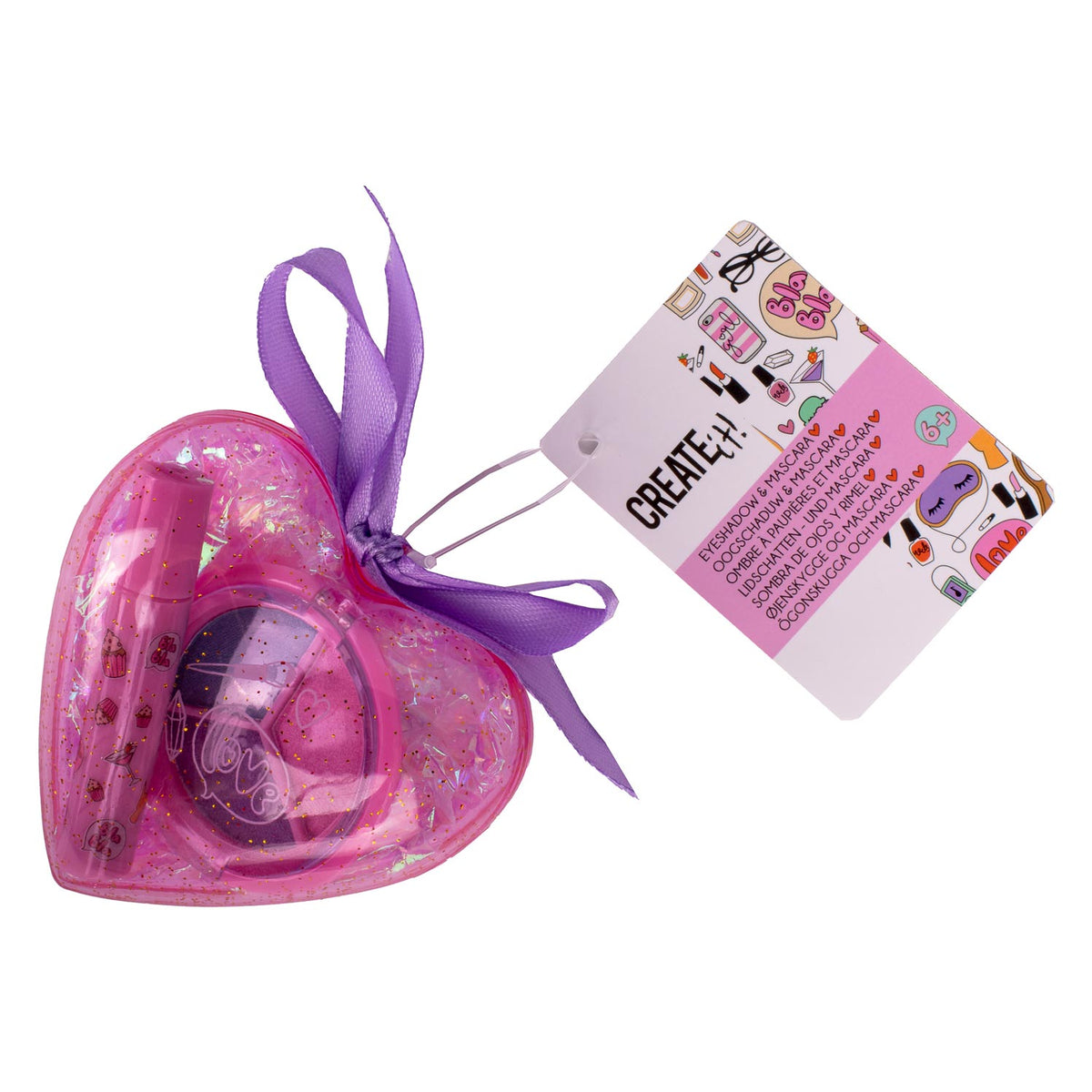 Corazón de maquillaje de belleza canenco