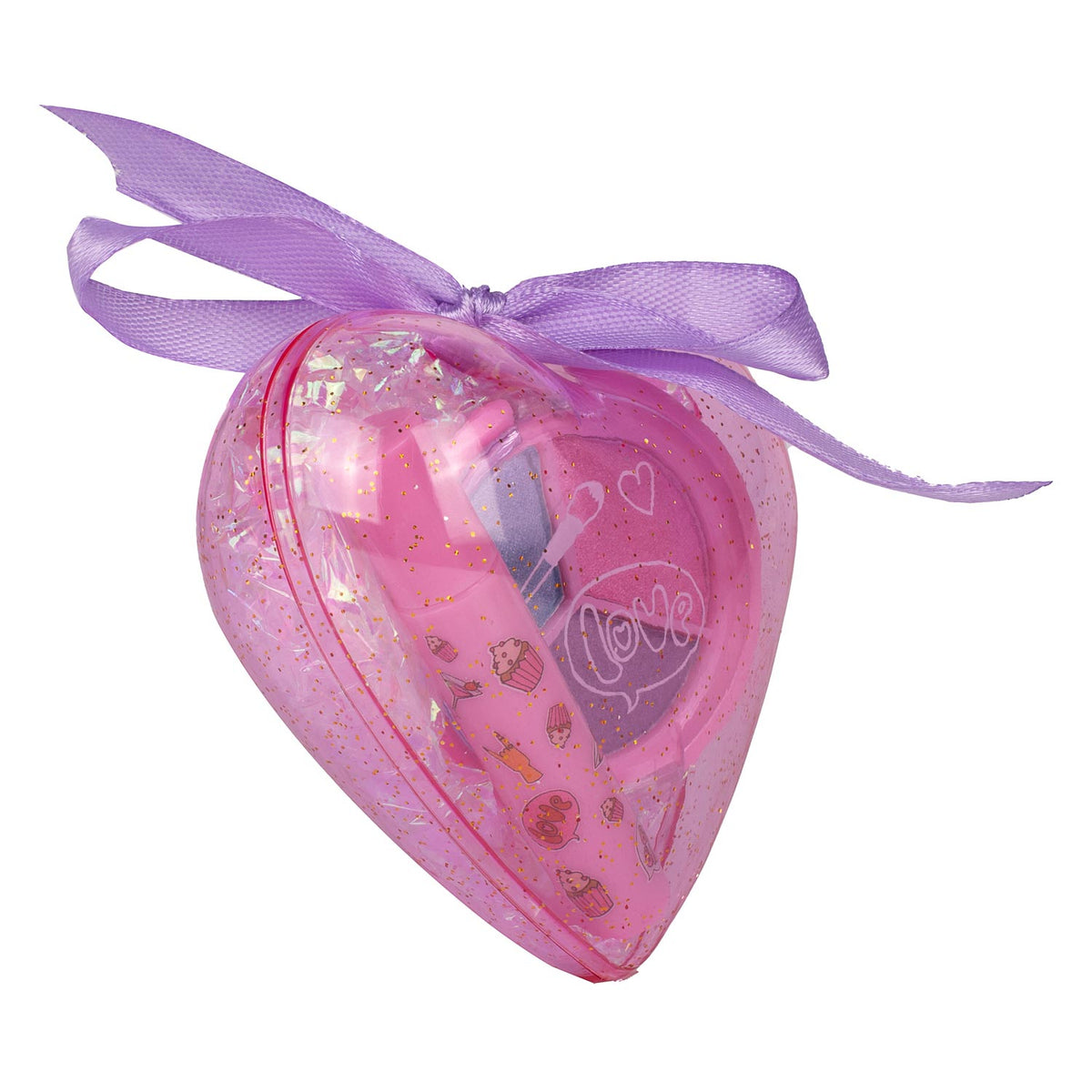 Corazón de maquillaje de belleza canenco