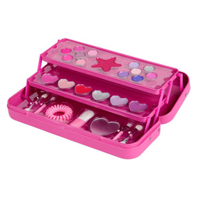 ¡Créalo! Lata de maquillaje de 3 capas.