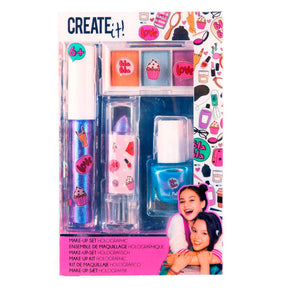 ¡Créalo! set de maquillaje de belleza holográfico, 4 uds.