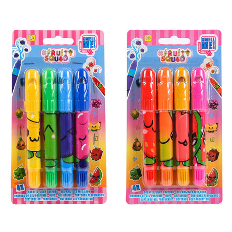 Fruitysquad - rotuladores de tiza perfumados - 4 uds.