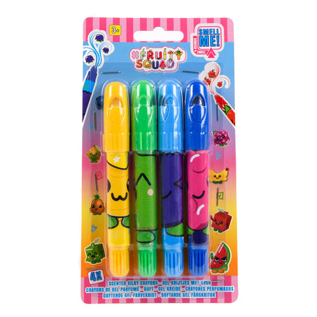 Fruitysquad - rotuladores de tiza perfumados - 4 uds.