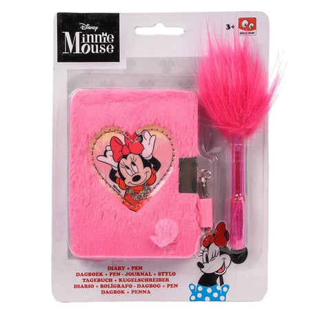 Slammer Minnie Diary Plush incl. Bolígrafo