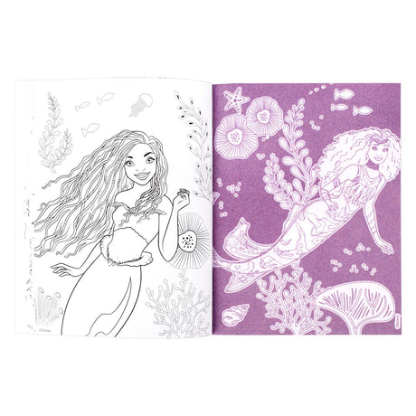 Canenco la sirenita fieltro arte y libro para colorear