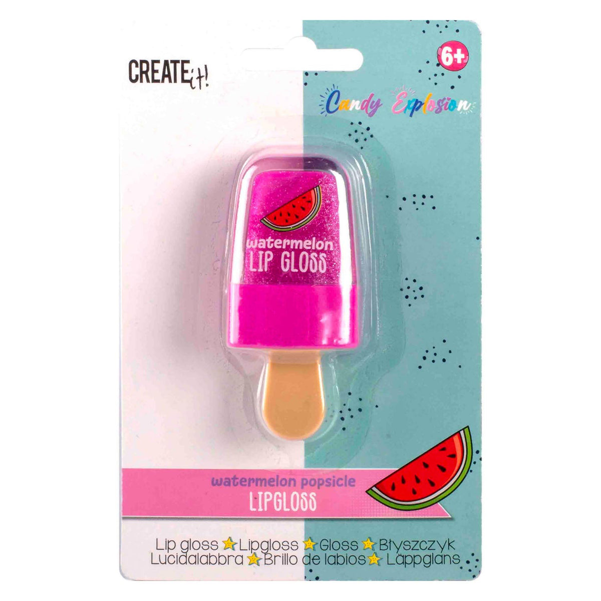 ¡Canenco lo crea! paleta de brillo labial de explosión de caramelo