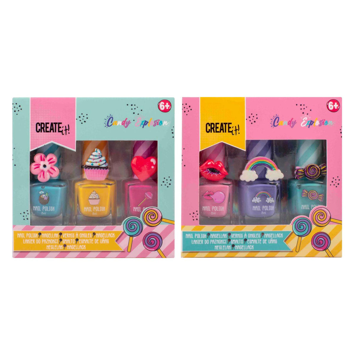 ¡Ciéntalo! Esmalte de uñas de explosión de dulces, 3er.