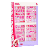¡Créalo! maxi set autoadhesivo para uñas postizas, 96 piezas