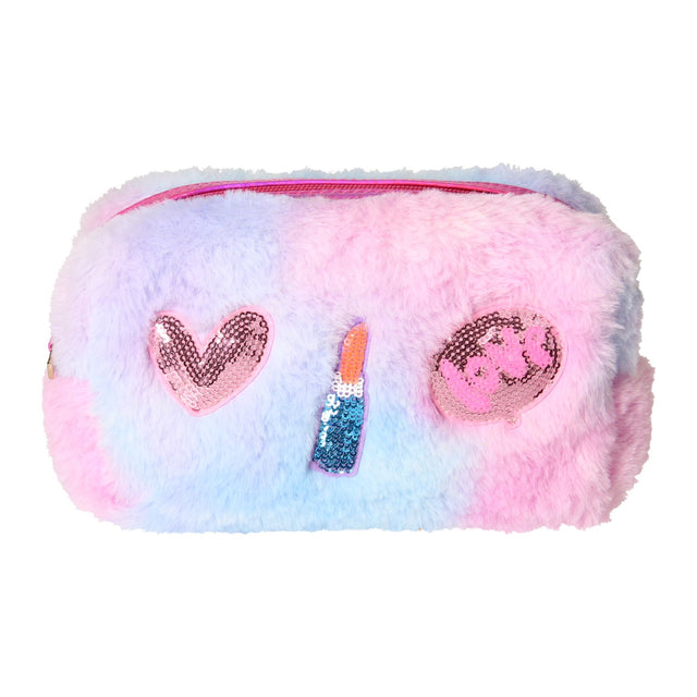 ¡Créalo! bolsa de maquillaje peluda